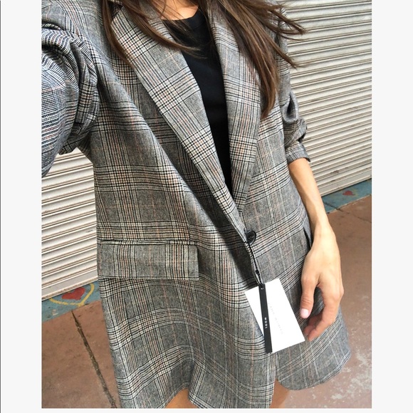 Zara plaid single button blazer 🍂 - Picture 14 of 16